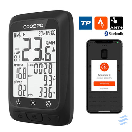 Bike Computer Coospo BC107 compatibile with z: Strava Trainingpeaks etc. Bicycle computers