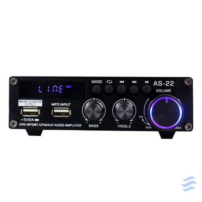 Blitzwolf AS 22 audio amplifier 45W Bluetooth 5.0 USB + remote control (black) Accessories