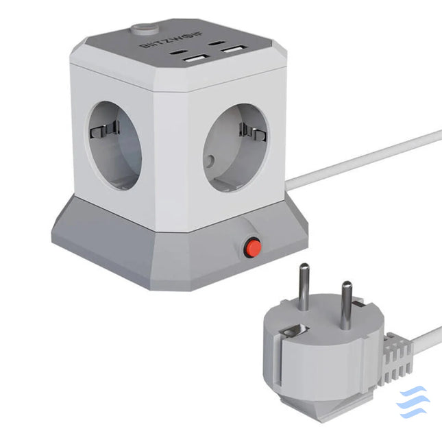 BlitzWolf BW EC1 4xAC 2xUSB A 2xUSB C Extender Power strips
