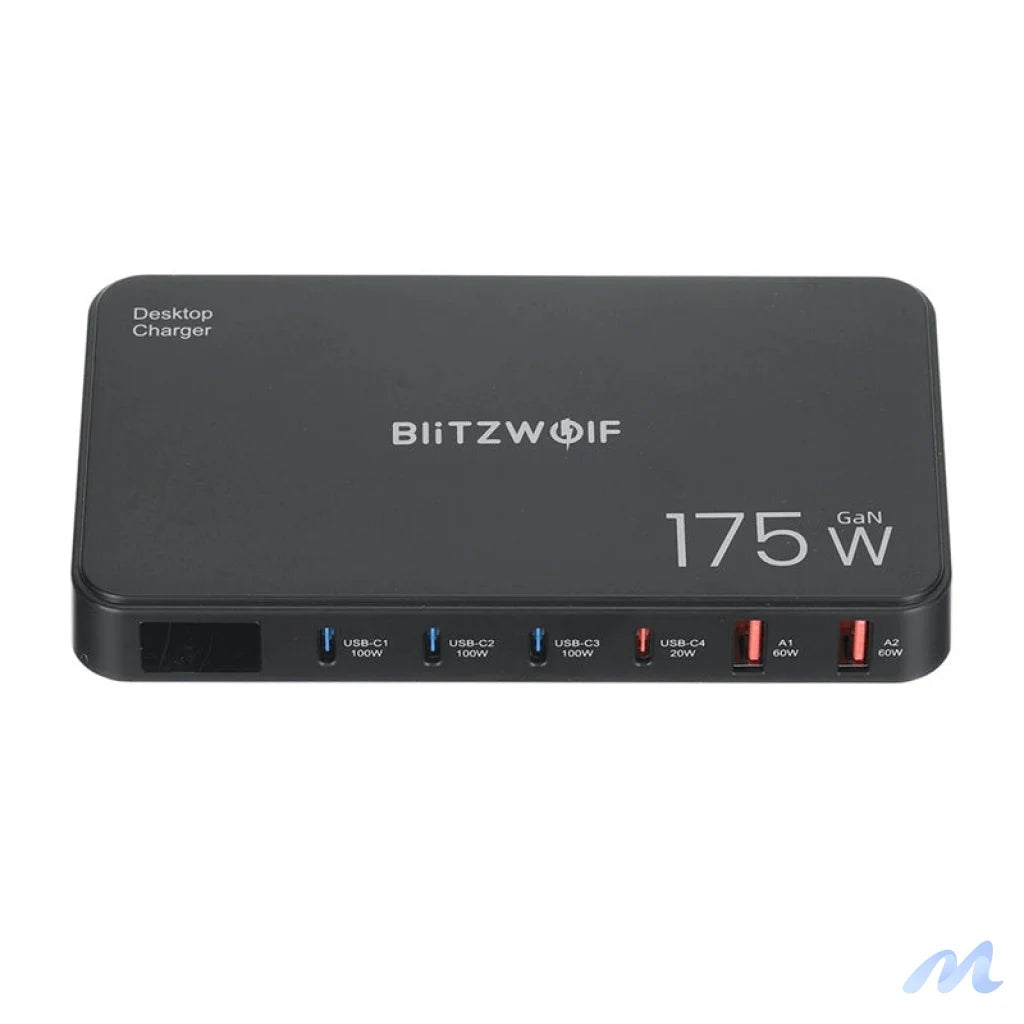 Blitzwolf BW-S30 6-in-1 Charging Station 4xUSB-C + 2xUSB 175W