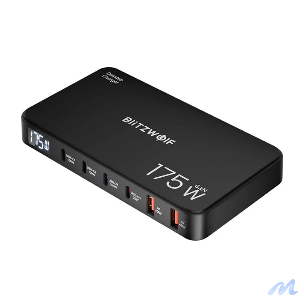 Blitzwolf BW-S30 6-in-1 Charging Station 4xUSB-C + 2xUSB 175W