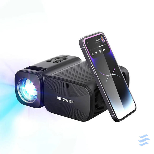 BlitzWolf BW V3 Mini LED beamer / projector Wi Fi + Bluetooth (black) Projectors