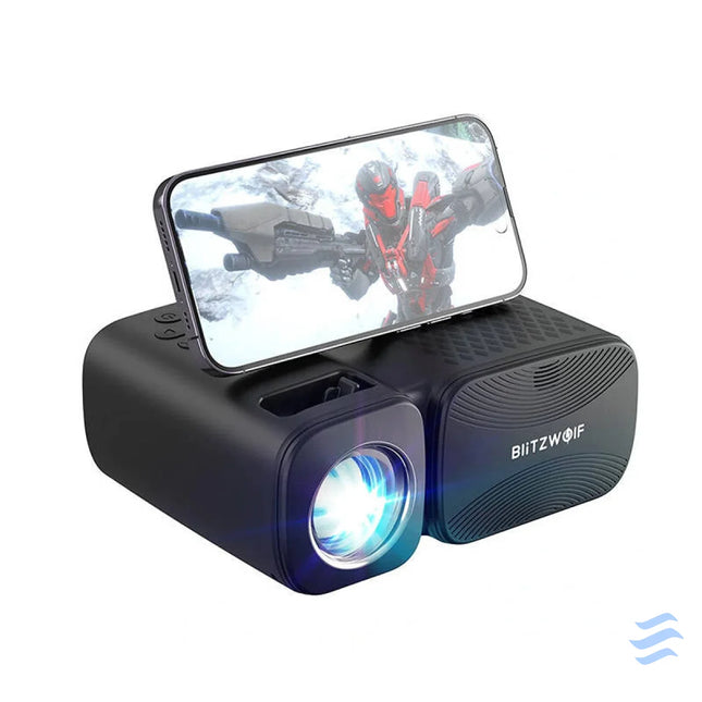 BlitzWolf BW V3 Mini LED beamer / projector Wi Fi + Bluetooth (black) Projectors