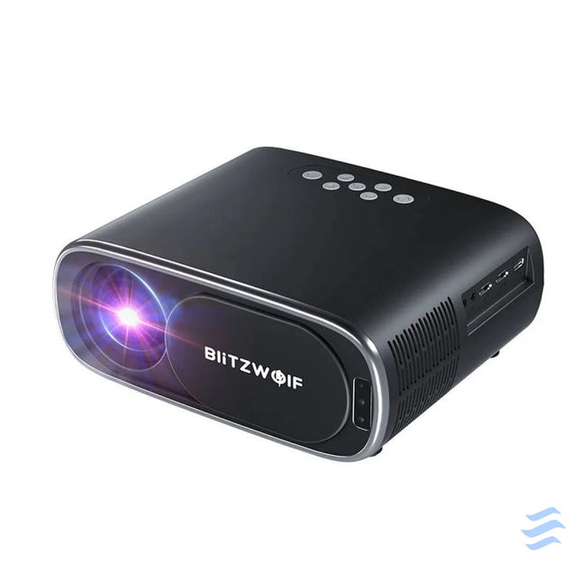 BlitzWolf BW V4 1080p LED beamer / projector Wi Fi + Bluetooth (black) Projectors