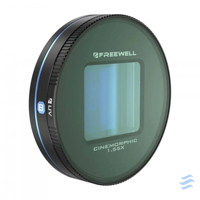 Blue Anamorphic Lens 1.55x Freewell for Galaxy and Sherp For smartphones