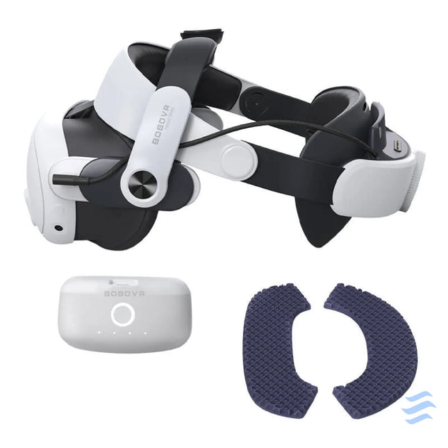 BOBOVR M3 Pro Head Strap + Battery pack for Oculus Quest 3 / Quest 3S VR accessories