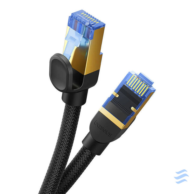Braided network cable cat.7 Baseus Ethernet RJ45 10Gbps 10m (black) Network cables