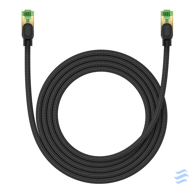 Braided network cable cat.8 Baseus Ethernet RJ45 40Gbps 2m (black) Network cables