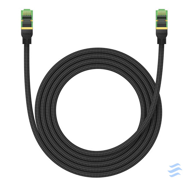 Braided network cable cat.8 Baseus Ethernet RJ45 40Gbps 2m (black) Network cables