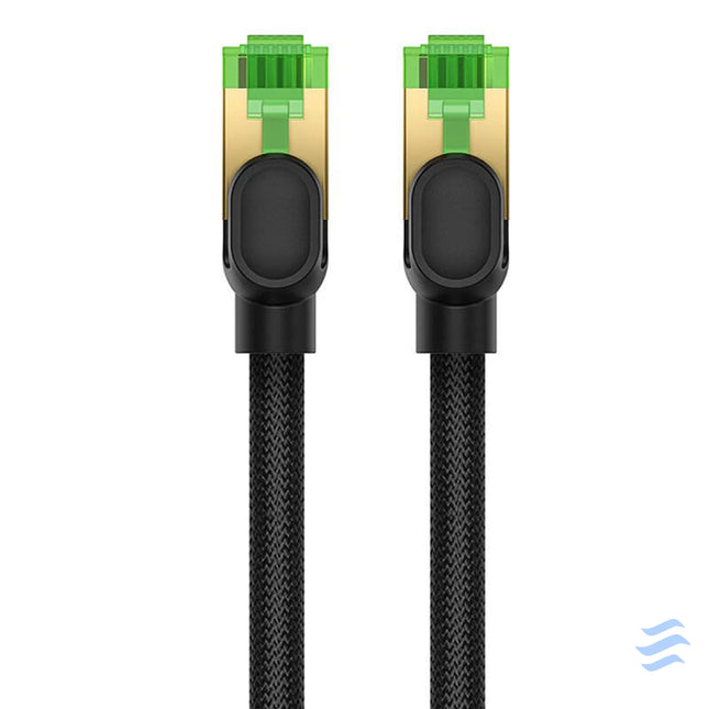 Braided network cable cat.8 Baseus Ethernet RJ45 40Gbps 8m (black) Network cables