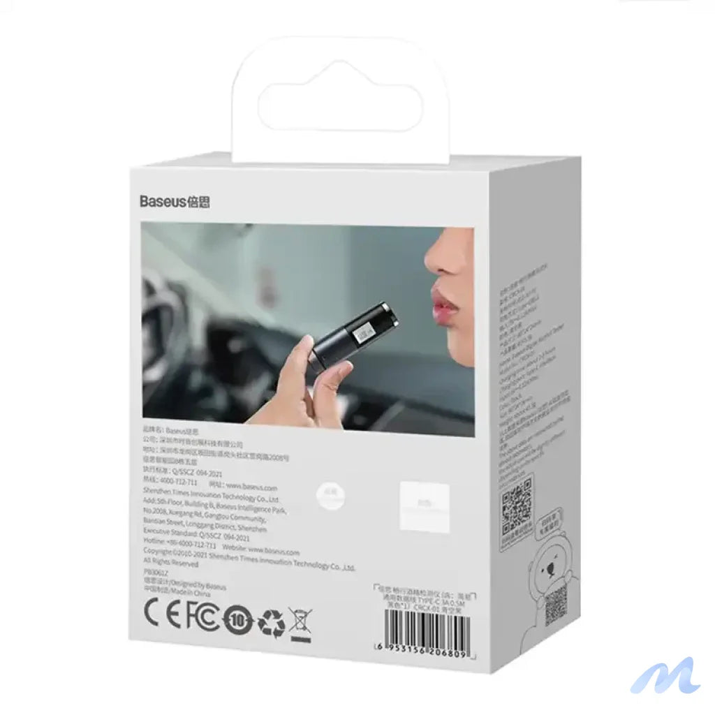 Breathless Electronic Breathalyzer with LCD Baseus (Black)