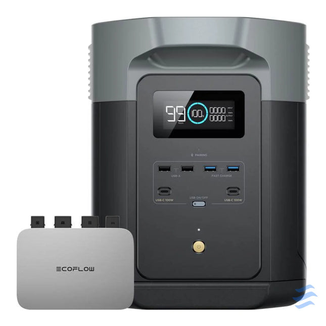 Bundle EcoFlow Delta 2 Max + microinverter PowerStream 800W Power stations