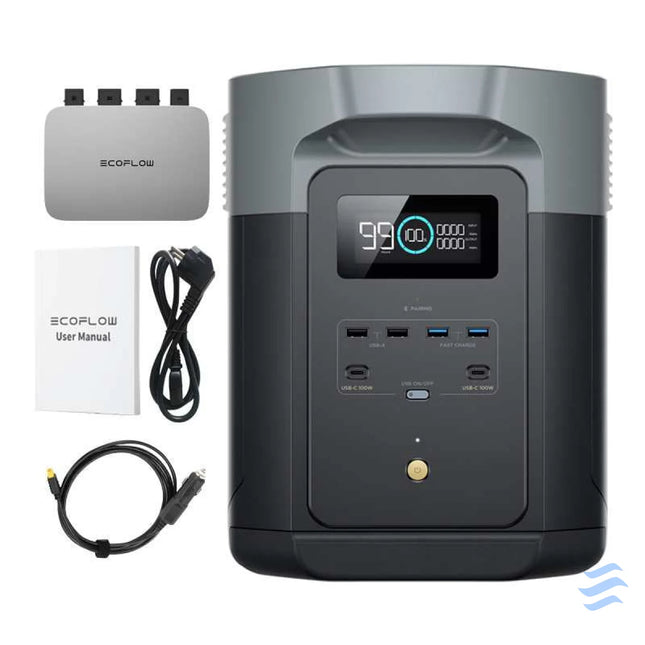 Bundle EcoFlow Delta 2 Max + microinverter PowerStream 800W Power stations