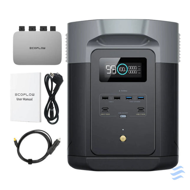 Bundle EcoFlow Delta 2 Max + microinverter PowerStream 800W Power stations