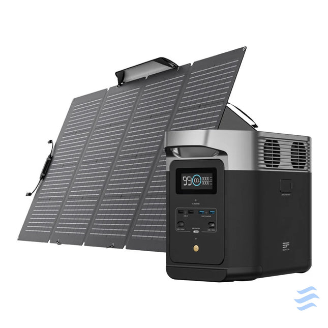 Bundle: Power station EcoFlow Delta 2 + portable solar panel 220W Power stations