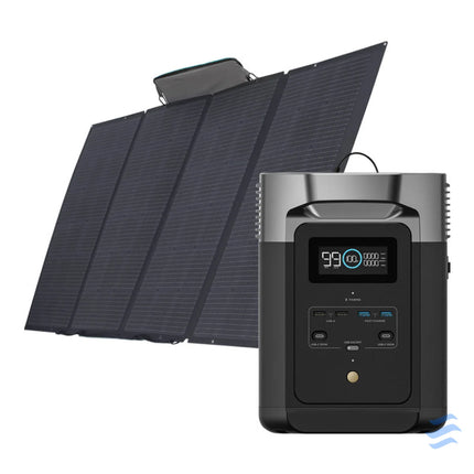 Bundle: Power station EcoFlow Delta 2 + portable solar panel 400W Power stations
