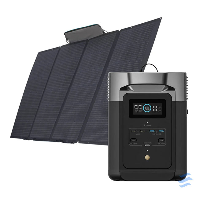 Bundle: Power station EcoFlow Delta 2 + portable solar panel 400W Power stations