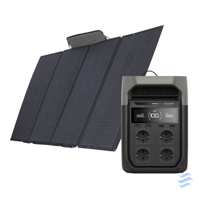 Bundle: Power station EcoFlow Delta 3 + portable solar panel 400W Power stations