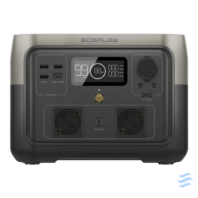 Bundle: Power station EcoFlow River 2 Max + portable solar panel 160W Power stations