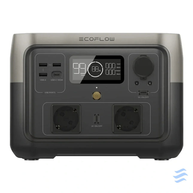 Bundle: Power station EcoFlow River 2 Max + portable solar panel 160W Power stations