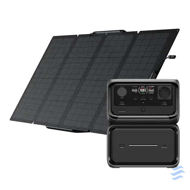 Bundle: Power station EcoFlow River 3 Max Plus + portable solar panel 160W Power stations