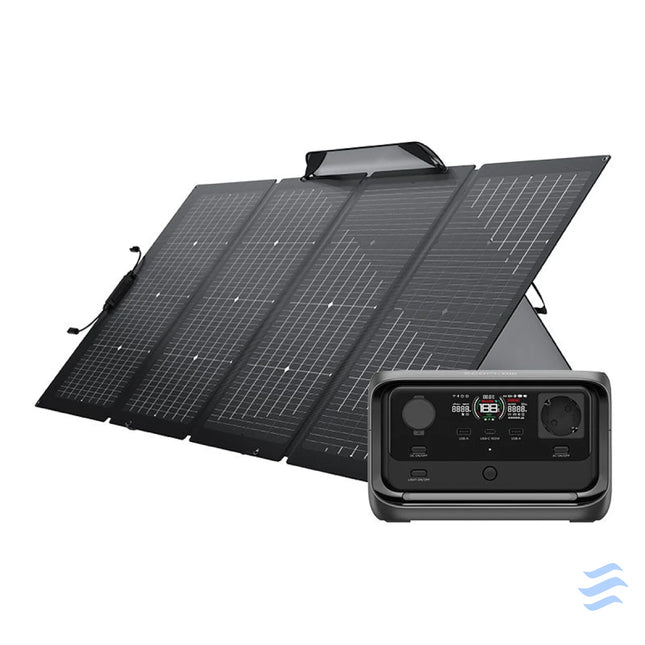 Bundle: Power station EcoFlow River 3 Plus + portable solar panel 220W Power stations