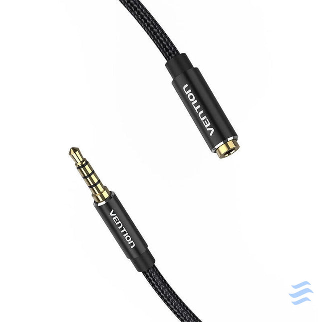 Cable Audio TRRS 3.5mm Male to 3.5mm Female Vention BHCBJ 5m Black Audio cables