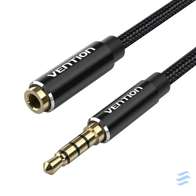 Cable Audio TRRS 3.5mm Male to 3.5mm Female Vention BHCBJ 5m Black Audio cables