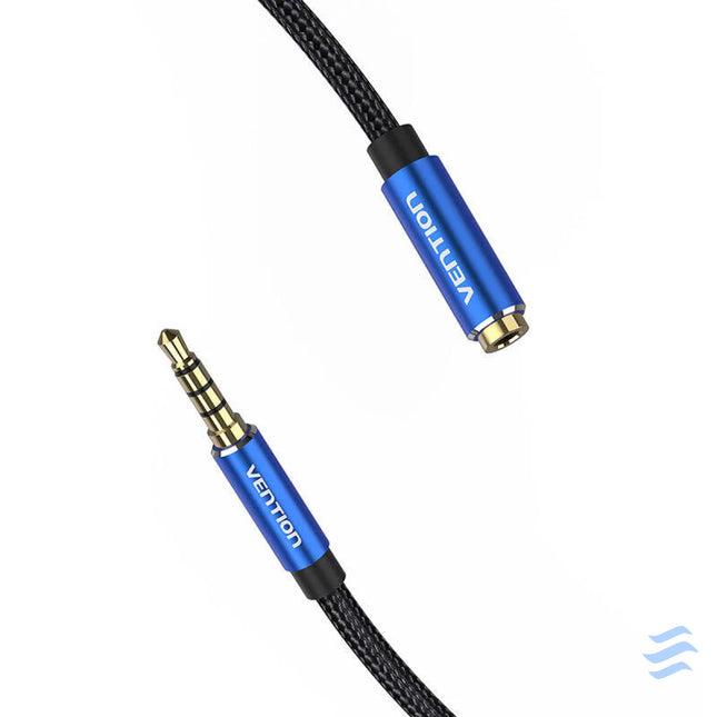 Cable Audio TRRS 3.5mm Male to 3.5mm Female Vention BHCLJ 5m Blue Audio cables