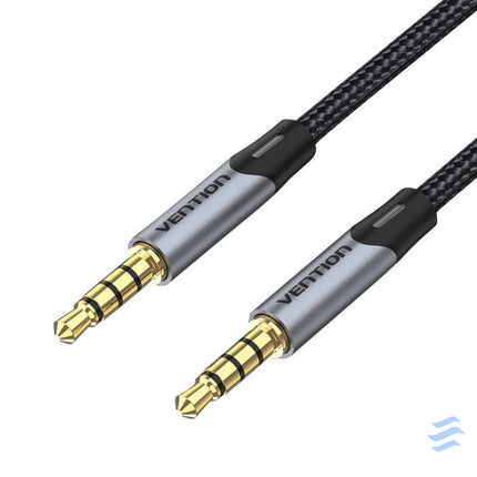 Cable Audio TRRS 3.5mm mini jakc Vention BAQHF 1m Gray Audio cables