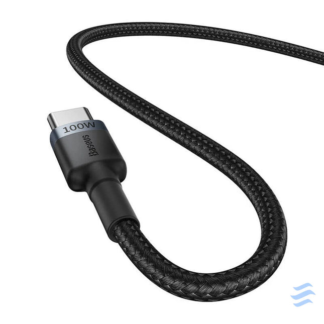 Cable Baseus Cafule USB C to USB C 100W,1m 2psc (Red Black Grey Black) USB C to USB C