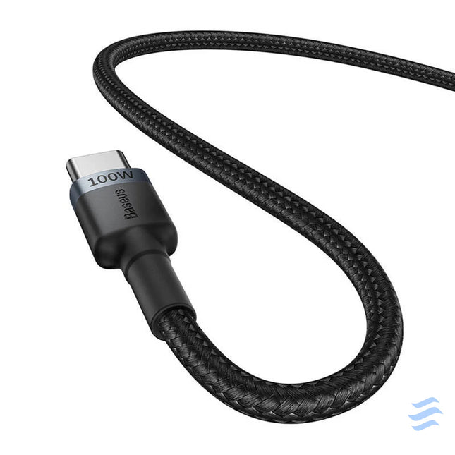 Cable Baseus Cafule USB C to USB C 100W,2m 2psc (Red Black Grey Black) USB C to USB C