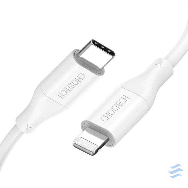 Cable Choetech IP0040 USB C to Lightning PD18/30W 1,2m (white) USB cables