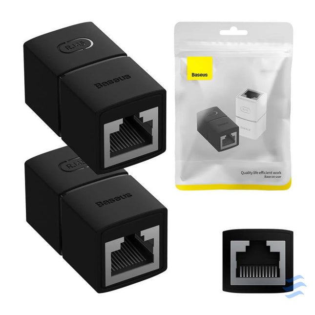 Cable Connector Baseus 2 pcs AirJoy Series (black) Adapters connectors and converters