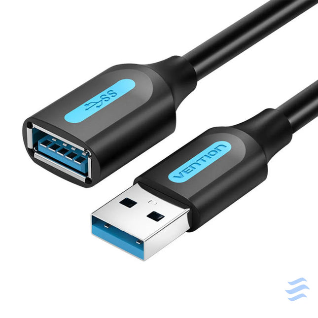 Cable Extension USB 3.0 A male female Vention CBHBD 0.5m black Audio cables