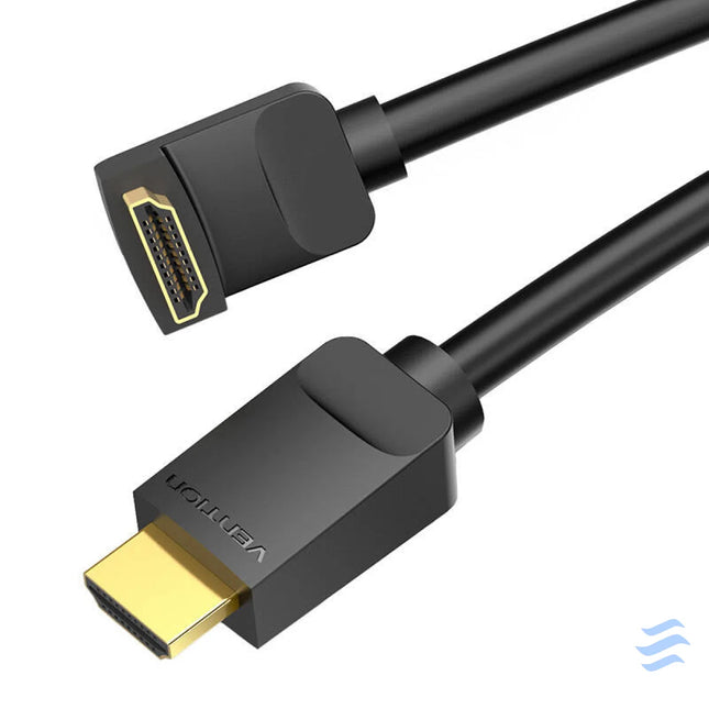 Cable HDMI 2.0 Vention AARBH 2m Angled 90° 4K 60Hz (black) Video cables