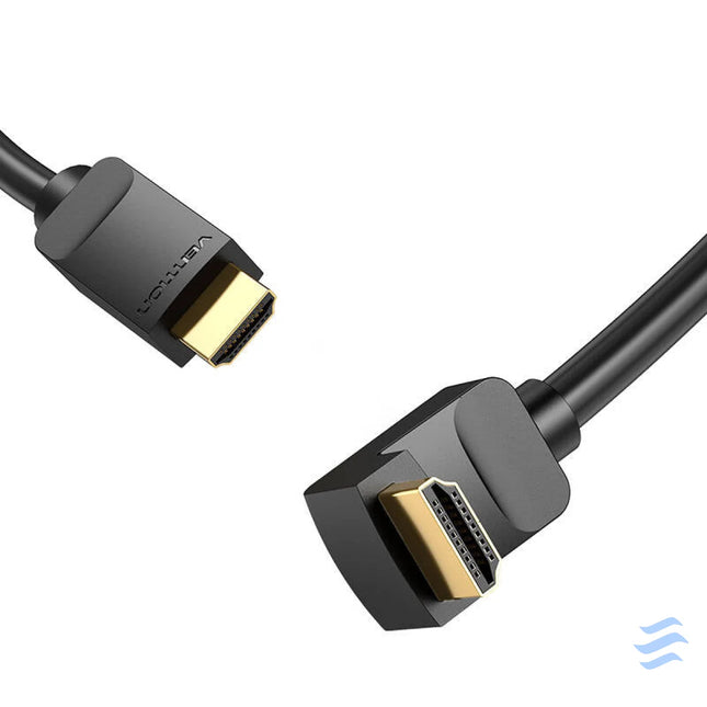 Cable HDMI 2.0 Vention AARBH 2m Angled 90° 4K 60Hz (black) Video cables