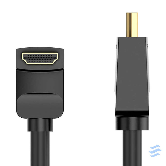 Cable HDMI 2.0 Vention AARBH 2m Angled 90° 4K 60Hz (black) Video cables