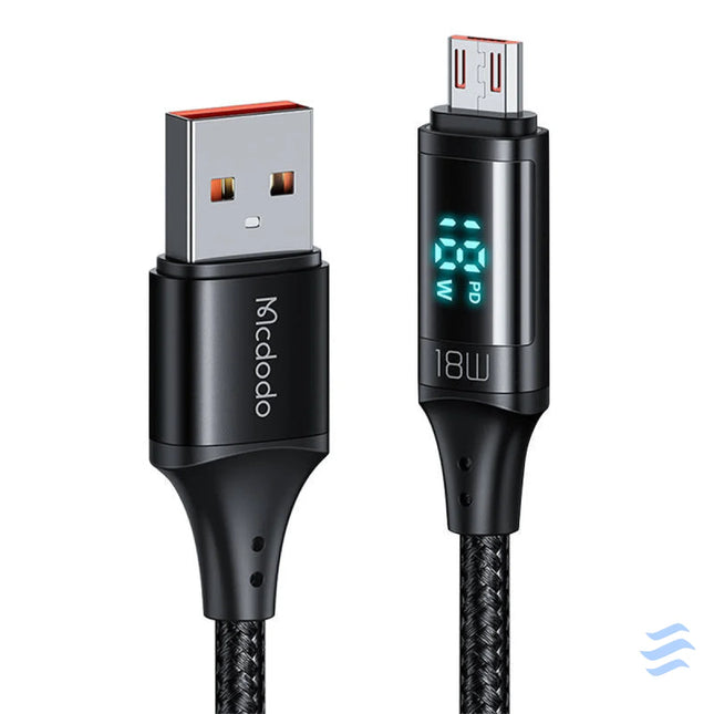 Cable Mcdodo CA 1070 USB to Micro USB 3A 1.2m (black) USB to Micro USB
