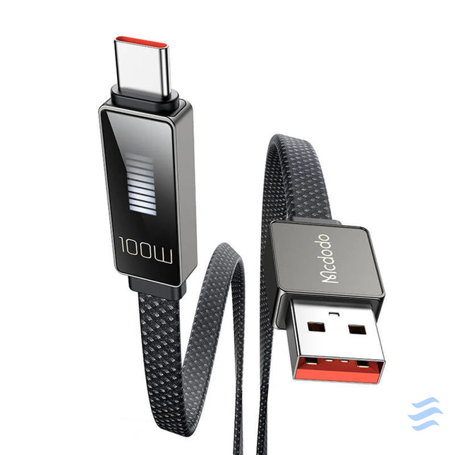 Cable Mcdodo CA 4980 USB to USB C with display 1.2m (black) USB to USB C