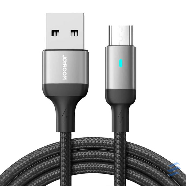 Cable to Micro USB A / 2.4A / 2m Joyroom S UM018A10 (black) Combo Cables