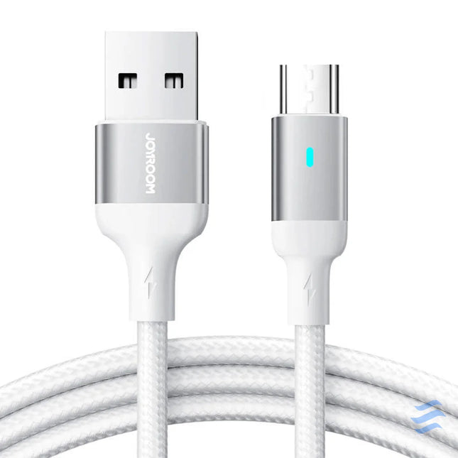 Cable to Micro USB A / 2.4A / 2m Joyroom S UM018A10 (white) Combo Cables