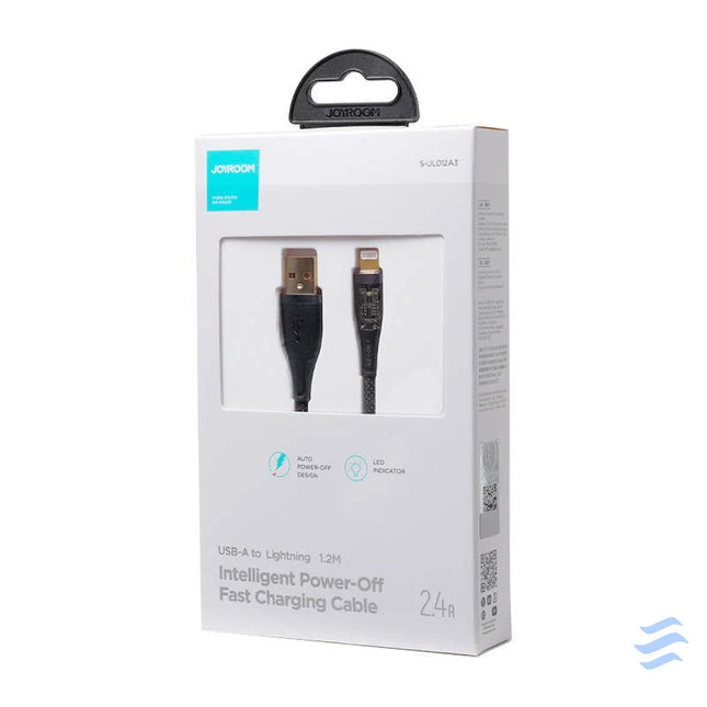 Cable to USB A / Lightning / 2.4A / 1.2m Joyroom S UL012A3 (black) Combo Cables