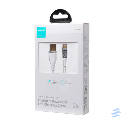 Cable to USB A / Lightning / 2.4A / 1.2m Joyroom S UL012A3 (white) Combo Cables