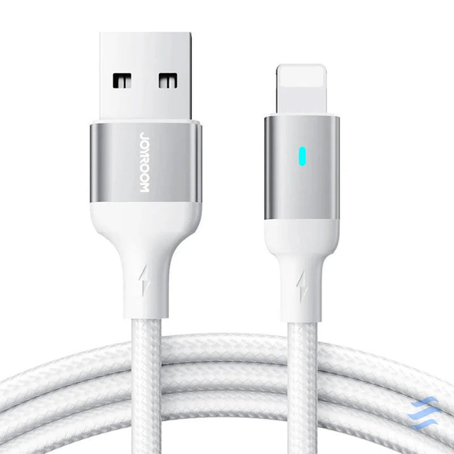 Cable to USB A / Lightning / 2.4A / 2m Joyroom S UL012A10 (white) Combo Cables