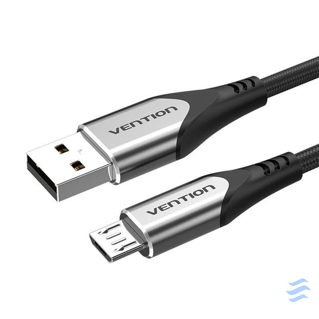 Cable USB 2.0 A to Micro USB Vention COAHD 3A 0,5m gray USB to Micro USB