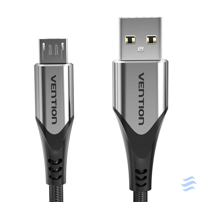 Cable USB 2.0 A to Micro USB Vention COAHD 3A 0,5m gray USB to Micro USB