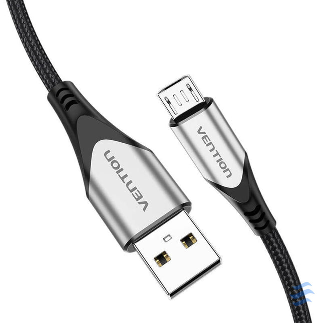 Cable USB 2.0 A to Micro USB Vention COAHD 3A 0,5m gray USB to Micro USB