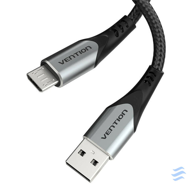Cable USB 2.0 A to Micro USB Vention COAHD 3A 0,5m gray USB to Micro USB
