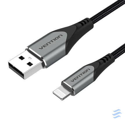 Cable USB 2.0 to Lightning Vention LABHF 2.4A 1m (Gray) USB to Lightning